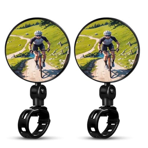 Bike Mirrors with Silicone Straps