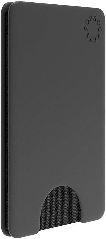 PopSockets Adhesive Phone Wallet Without Grip- Black