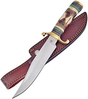 Frost Cutlery CW-654BRB Thunder Bird Bowie Fixed Blade Knife W/ Leather Sheath