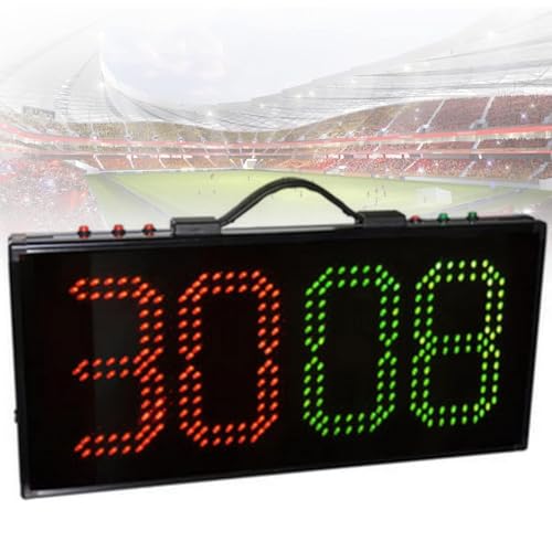 Tableau d'affichage changement d'arbitre football LED simple face portable