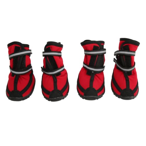Petacc Dog Boots with Anti-Slip Rubber Soles