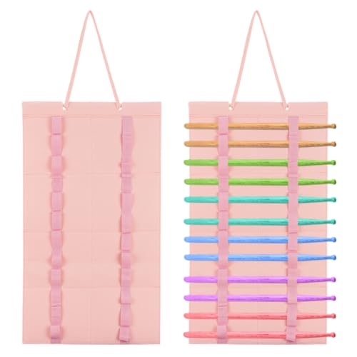 OLYCRAFT 2 Stück Hängender Drumstick Halter Rosa Tragbares Display Für 12 Paar Drumsticks Tragbare Drumstick Tasche Drumstick Halter Organizer Faltbare Drumstick Halter Aus Filz