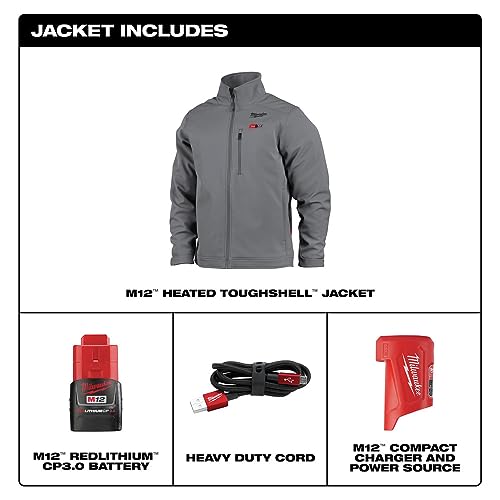 Milwaukee Electric - M12 Gray Heat Jacket KIT S2