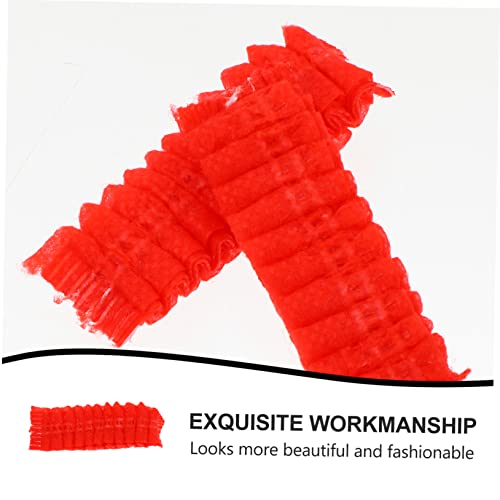 SAFIGLE 200 Pares De Tecido Não Tecido Descartável Com Tubo De Cobertura De Microfone