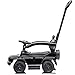 Best Ride On Cars 3 In 1 Mercedes G-Wagon Push Car for Toddlers 1 to 3 Years Old, Kids Outdoor Stroller with Music, Horn Sounds, and Handle, Realistic Driving Experience, Black