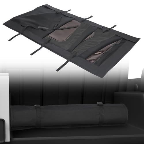 JOYTUTUS Soft Top Window Storage Bag Compatible with Wrangler TJ JL Soft Top Window Storage Bag Roll for Wrangler Accessories 1976-2006 CJ YJ TJ & 2018-2026 JL Waterproof and Wear-Resistant