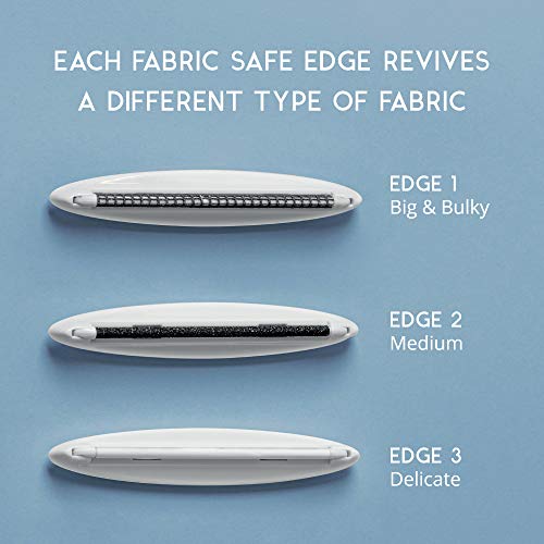 Gleener Battery-Free Fabric Shaver & Lint Brush | Ultimate Fuzz Remover | Adjustable Depiller For Clothing & Furniture (Slate Blue) #TOP4