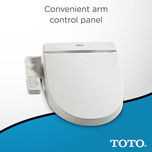 TOTO-SW201401-A100-WASHLET-Electronic-Bidet-Toilet-Seat-with-SoftClose-Lid-Elongated-Cotton-White