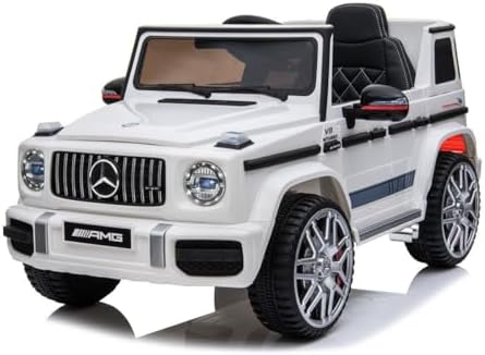 Mini Carro Elétrico Mercedes-AMG G63 Branco, Importway