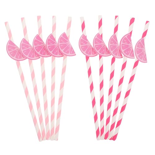 Pitillos desechables de papel multicolor 19.5 cm 30 pzas miniatura 1
