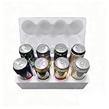 500 ml Bier- und Getränkeverpackungsbox – 3 Flaschen, stoßfeste Schaumstoffhülle, perfekt für Express-Lieferung (Single Foam, 8 Pack)