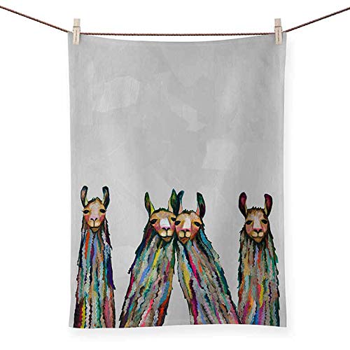 Buy GreenBox Art + Culture NB64459 4 Lively Llamas Kitchen Tea Towel