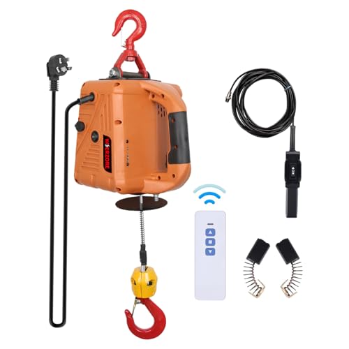 KOERZORE 110V Electric Hoist 1100Lbs, 25ft Lift, Portable