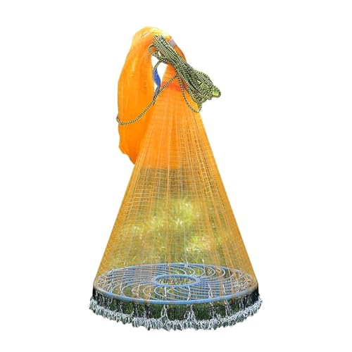 Filet de pêche pour débutant avec disque de 60 cm en monofilament
