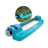 Aqua Joe SJI-OMS20 Aqua Joe 4,400 Sq Ft Coverage Indestructible JUMBO Metal Base Oscillating Sprinkler