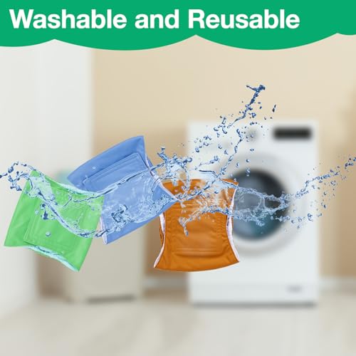 Couches lavables chien mâle MICOOYO XXL | Pack de 3 bandes ventrales absorbantes réglables