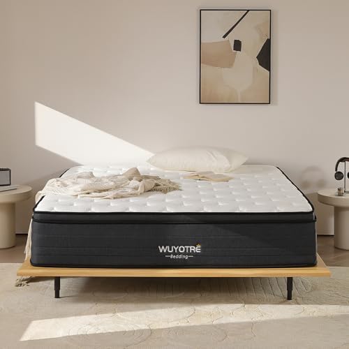 WOYOTRE 12" Queen Memory Foam Hybrid Mattress with Springs