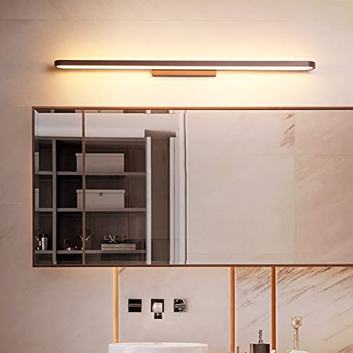 Iluminación de tocador post-moderno en color café lámpara LED de lujo para espejo de baño 6