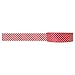 Wrapables Colorful Patterns Washi Masking Tape, Skinny Diagonal Red
