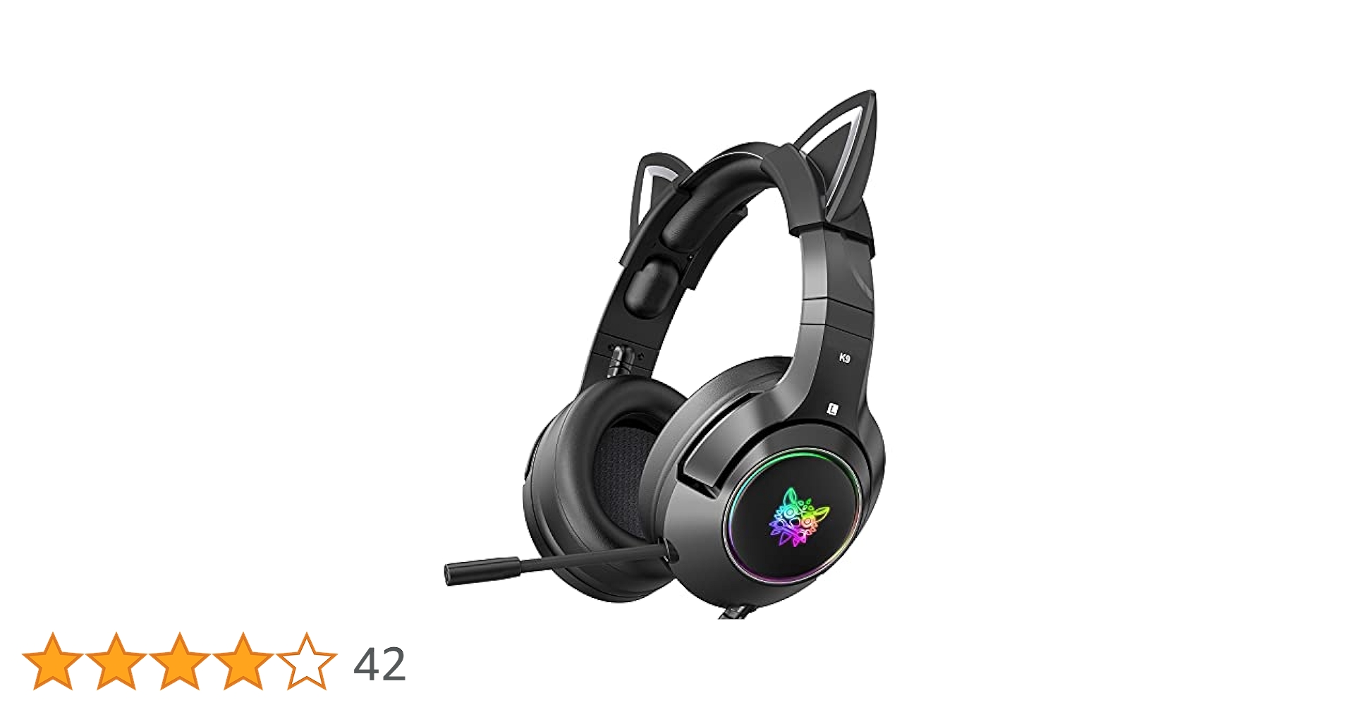 Amazon.co.jp: GAMQUE ゲーミングヘッドセット 取り外し可能な猫