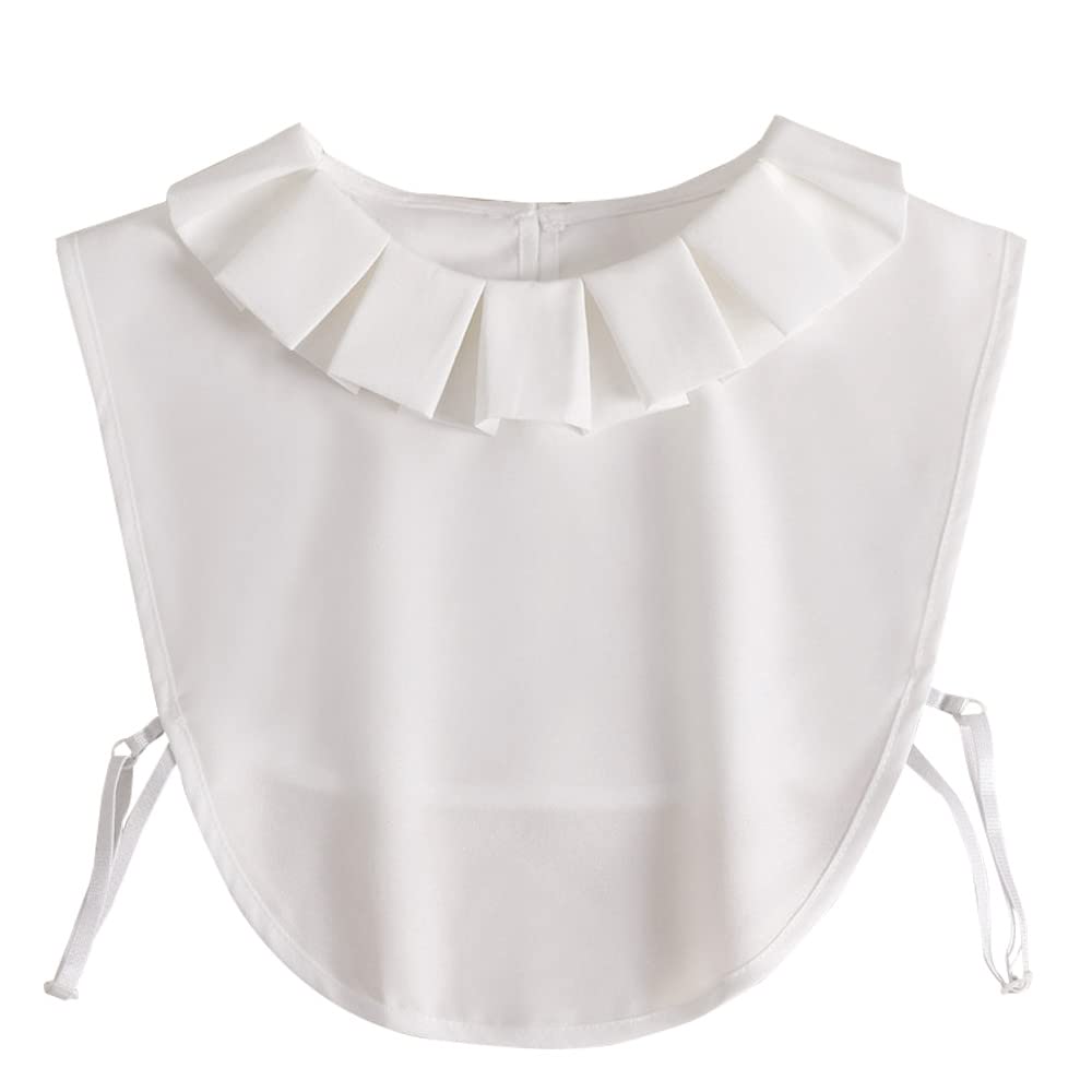 LoudSung Detachable Half Shirt Blouse False Collar Elegant Fake Collar Lapel for Women Girls