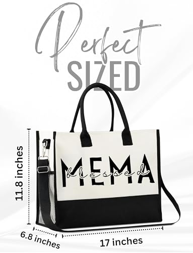 Bolso Tote de Lona para Abuela miniatura 4