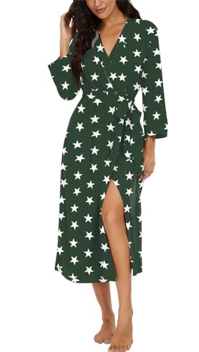 VINTATRE Women Kimono Robe Knit Bathrobe