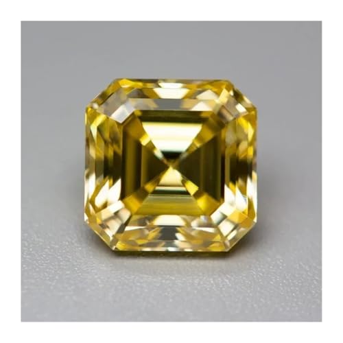 Moissanite taille Asscher couleur lavande 2ct pour haute joaillerie