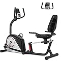 ISE Cyclette Economica per Casa - Bici Esercizi con Frenaggio Magnetico Silenzioso, Sella Regolabile, Peso Max 160kg, Design Compatto, Per Principianti e Adulti