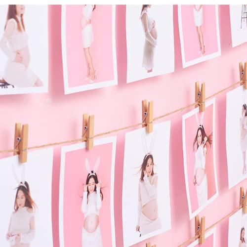 Small Clothes Pin, Mini Clothespins For Crafts,100 Pcs Mini Clothes Pins Wooden With Storage Bag,Small Clothes Pins For Photos,Crafts,Hanging Clothes,Baby Shower,Display Artwork #TOP4