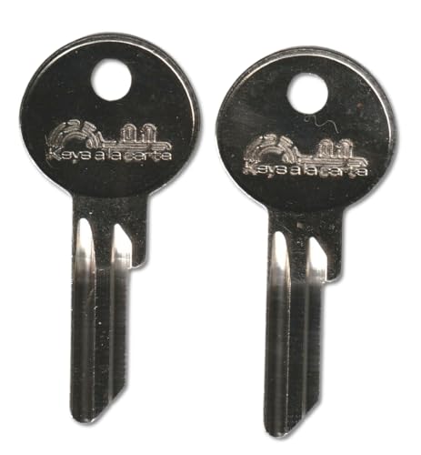 SW2026 Pair (2) Replacement Keys – Cut to Code on Y6 Blank for Yale/Seward File Cabinet/Furniture Locks | KEYSALACARTE