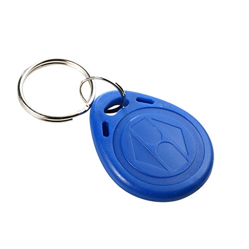 Proximity EM4100 125KHz RFID Card Tag Token Key Chain Keyfob Reader, Keypad Card for Door Entry Access Control System, for Security Lock (Pack of 5)