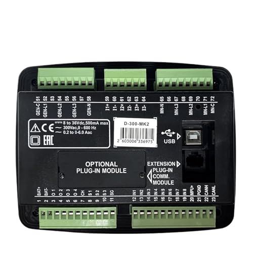 Panneau de Commande D300 MK3 de Haute Précision pour Groupe Électrogène - 6