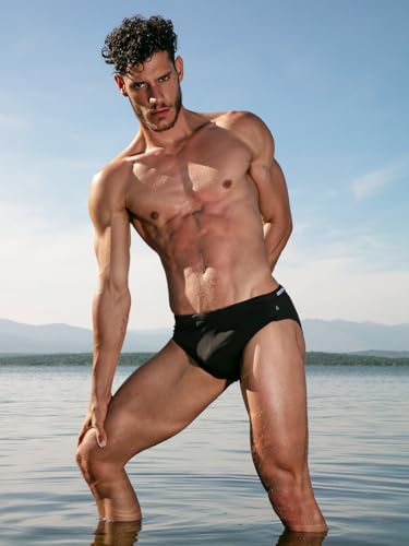 Body Aware Men’s Drawstring Swim Brief – Athletic Swimwear with Supportive Pouch3