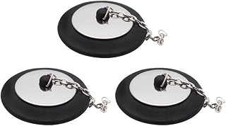 Ipetboom 3pcs de rixão de borracha ralo de drenagem de banheira banheira de banheira plug stoppers da banheira