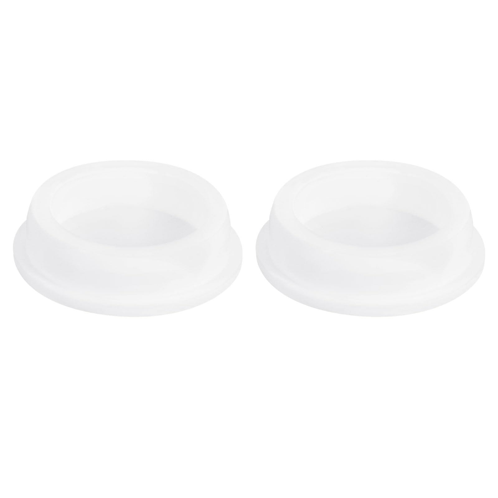 uxcell 2Pcs White Plug Holes, Waterproof Rubber Button Plug for 51mm / 2.01" Hole