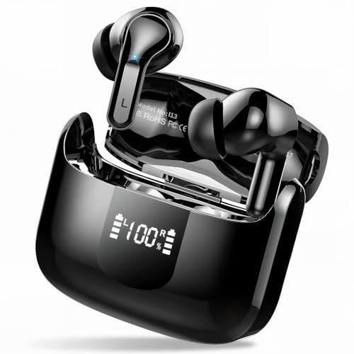 Kopfhörer Kabellos Bluetooth 5.4, Bluetooth Kopfhörer mit 6D Stereo Bass