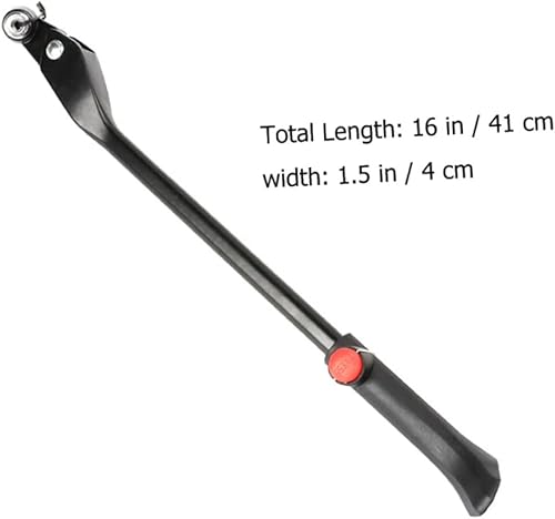 Miniatura 9 de Kisangel Soporte de bicicleta para bicicleta Soporte de pie trasero para bicicleta Soporte lateral para bicicleta Soporte lateral Bicicletas para