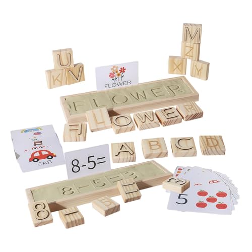 Apprentissage des Lettres en coffret bois pour cadeau d'anniversaire