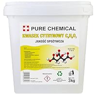 CHOSA Zitronensäure Pulver 3kg - 100% Reines -vielseitiger Entkalker & Haushaltsreiniger -ideal zum Putzen, Entkalken & Kochen