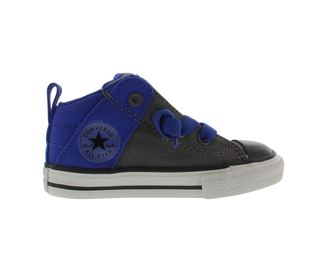 Converse Chuck Taylor Axel Mid Infant/Toddler Shoes Size 8, Color: Grey/Blue