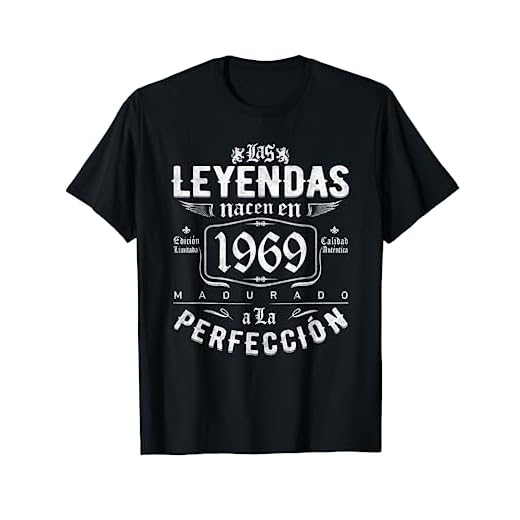 Las Leyendas nacen en 1969 Regalo de 53 años hombre mujer Camiseta