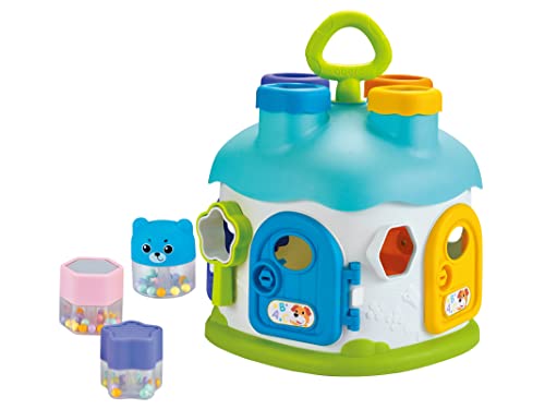 Teorema Giocattoli - Spielhaus für Kinder, erste Schritte, mit bunten Rasseln, Türen öffnen, 66971