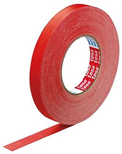Tesa 04651-00525-00 Gewebeband Premium 50Mx25Mm In Rot, 50 M X 25 Mm
