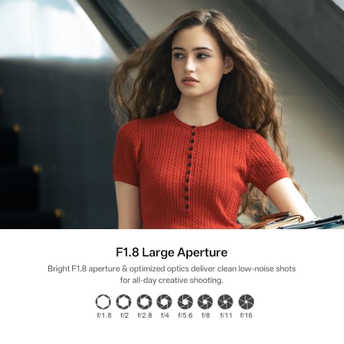 Image of VILTROX 75mm f /1.8 EVO E-Mount Lens, AF 75mm F1.8 Large Aperture Autofocus APS-C Prime Lens Compatible with Sony E-Mount Mirrorless Cameras Alpha a7III a7R a7RII a7S a7SII a9 a7C FX2 /3 a6600 a6700