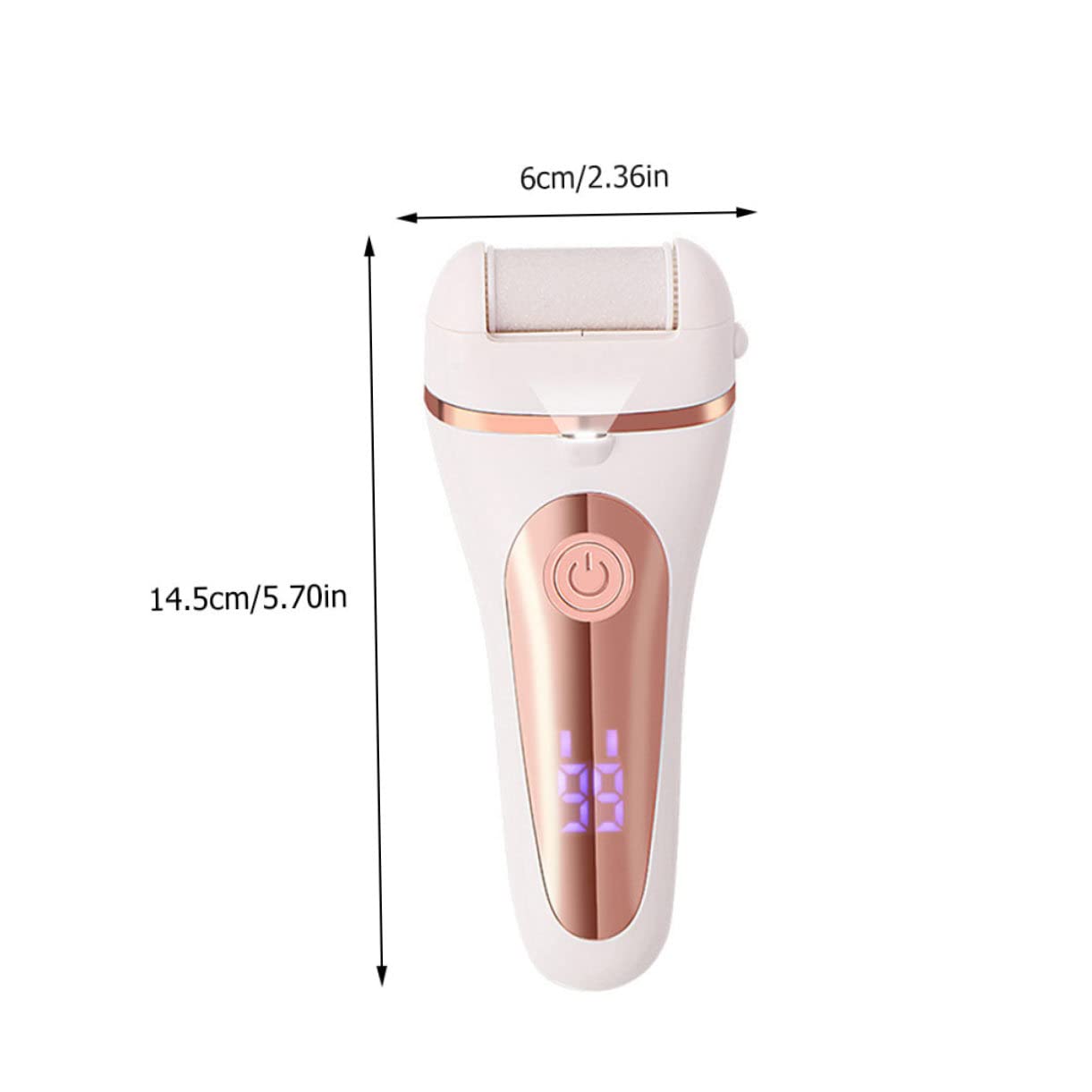 Healvian De Pies Eléctrico Removedor De Callos Resistente Al Agua Para Pedicura Casa Pulidora De Pies Electrico