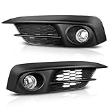 AUTOSAVER88 Fog Lights Compatible with 16-18 2016 2017 2018 Civic 2-Door / 4-Door Fog Light...