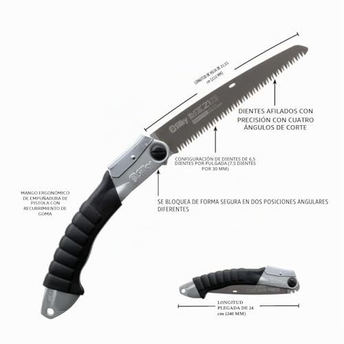 Miniatura 4 de Silky Sks11921 Cuchillo Tascabile,Unisex - Adulto, Negro, Un Tamaño