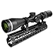 OTW Rifle Scope 3-12X40,BDC Reticle 750 Capped Turrets for Hunting Black Matte
