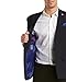 Ben Sherman Men's One Button Weave Blazer, Navy, 44 Long